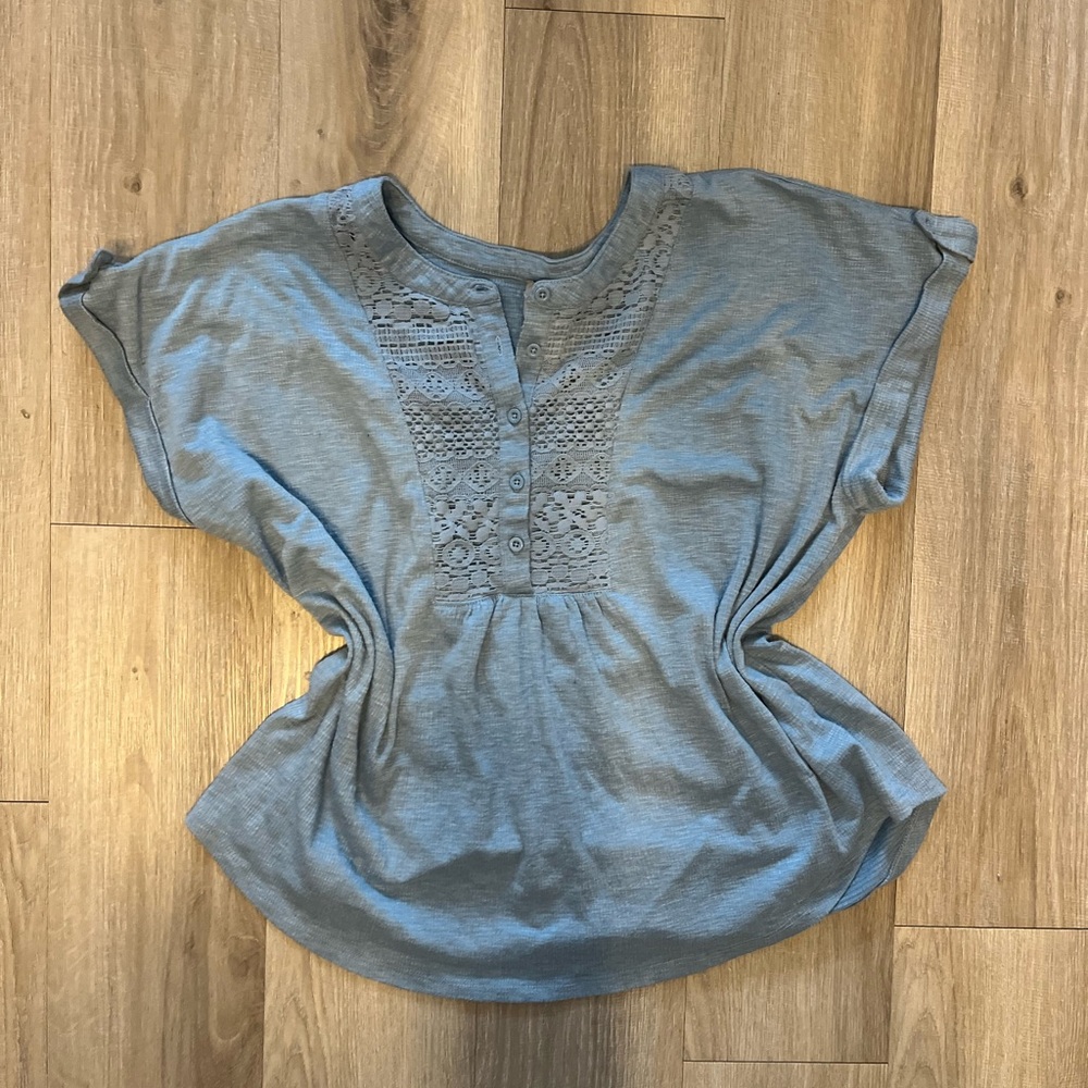 Blue Babydoll Top